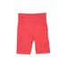 all in motion Athletic Shorts: Red Solid Activewear - Women's Size Small