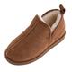Lambland Men's Premium Sheepskin Boot Slippers Anti Slip Sole (Light Brown, UK Footwear Size System, Adult, Men, Numeric, Medium, 6)