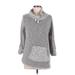 Calvin Klein Performance Pullover Sweater: Gray Tops - Women's Size Medium