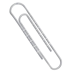 Büroklammer, 77mm, 100 Stück, gewellt Q-CONNECT KF27004 Image