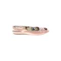 Ellen Tracy Flats: Slip On Wedge Casual Pink Shoes - Women's Size 8 - Open Toe