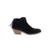 Splendid Ankle Boots: Black Print Shoes - Women's Size 6 - Round Toe