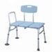 Height-Adjustable Medical Shower Chair with Arms