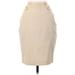 Banana Republic Casual Skirt: Ivory Solid Bottoms - Women's Size 00 Petite