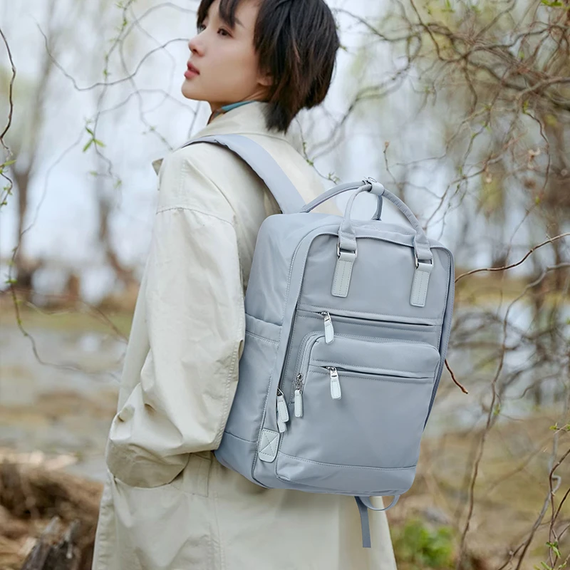 Sac à dos pour ordinateur portable 15,6 pouces, sac d'école coréen, sac à dos d'université vintage, sac de travail pour femmes et hommes, sac à dos de voyage
