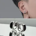 Boucles d'oreilles créoles en cuivre pour femmes et hommes piercing cercle bijoux d'oreille