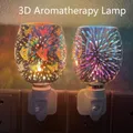Lampe d'aromathérapie 3D à LED lumière colorée diffuseur d'arôme lampe de parfum chauffe-eau