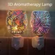 Lampe d'aromathérapie 3D à LED lumière colorée diffuseur d'arôme lampe de parfum chauffe-eau