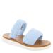 Koolaburra by UGG Alane Terry Slide - Womens 10 Blue Sandal Medium