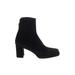 Stuart Weitzman Boots: Black Print Shoes - Women's Size 7 - Almond Toe