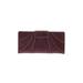 Kooba Leather Clutch: Burgundy Print Bags