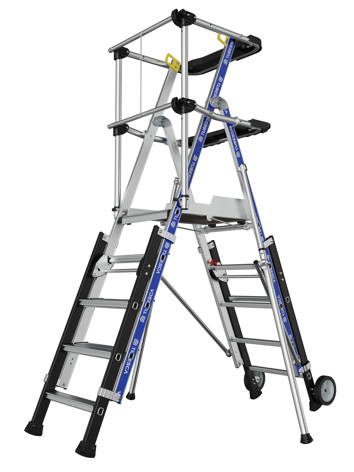 Plateforme SHERPASCOPIC 5 à 7 marches - garde-corps lisses TUBESCA-COMABI 02272951