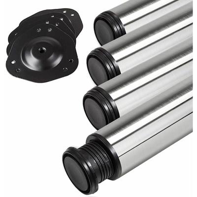 So-tech - 4 Stück Tischbeine Höhe 820 mm ø 76 / 80 mm echt Edelstahl gebürstet belastbar bis 300 kg Image