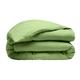 Parure housse de couette lin lave vert 260x240 cm