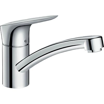 Küchenarmatur HANSGROHE "Logis M31", silber (chrom), H:157cm T:25,3cm, Armaturen, 120 1 Strahlart, chrom