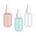 NUOLUX 3pcs Sub Empty Bottle Plastic Simple Colorful Emulsion Spray Cosmetics Storage Bottles for Travel (40ml Green Spray Bottle 40ml Red Spray Bottle 40ml Transparent Spray Bottle)