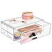 Sorbus Stackable Acrylic Drawers - 1 Clear Storage Drawers for Organizing Make up Palettes Nail Hair Accessories Cosmetics & Beauty Supplies - 11.75 W Makeup Organizer for Vanity Bathroom Organizer