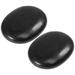 Essential Oil 2 Pcs Mini Thumb Scraper Energy Stone Volcanic Face Scraping Board Bianstone