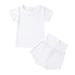 Children s Pajamas Pure Cotton Skin Friendly Middle And Young Children s Top Baby Clogs Household Clothing Set Matching Easter Dresses Sisters Snow Clothes Set Take off My Girl Checke Crop Top Kids