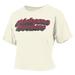 Women's Pressbox White Oklahoma Sooners Vintage Easy Team Name Waist-Length T-Shirt