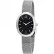 Calvin Klein , Elegant Quartz Women`s Watch with Black Dial and Silver Steel Strap ,Gray female, Sizes: ONE SIZE