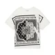 Dolce & Gabbana , Bandana-Print Cotton T-Shirt for Boys ,White male, Sizes: 4 Y, 6 Y, 10 Y