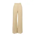 Chloé , Wide Pink Tapered Trousers ,Beige female, Sizes: S, XS, M