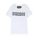 Dsquared2 , Printed T-shirt ,White unisex, Sizes: 2 Y, 18 M, 3 Y, 6 M, 12 M
