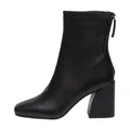 Steve Madden , Black Leather High Heel Ankle Boots ,Black female, Sizes: 6 UK, 3 1/2 UK, 4 UK, 5 UK