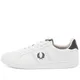 Fred Perry , Perforated Leather Tennis Shoes ,White male, Sizes: 11 UK, 8 UK, 7 UK, 6 UK, 10 UK, 9 UK