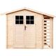Wooden Garden Shed and Log shed, 19 mm planks - Sheds and Outdoor Storage - Wooden Shed - 9 ft x 7 ft x H7 ft /4.47 m2 (2 m3 capacity), Waterproof