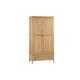 Julian Bowen Cotswold 2 Door 1 Drawer Wardrobe, Two Door/Combination