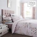 Catherine Lansfield Canterbury Blush Quilt Set - Double, Cotton, Polka Dot In Pink