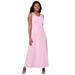 Plus Size Women's Crochet-Detailed Dress by Jessica London in Pink (Size 18) Maxi Length