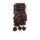 Unbranded Brown Fur Pom Pom Scarf