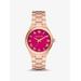 Michael Kors Lennox Rose Gold-Tone Watch Pink One Size