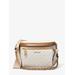 Michael Kors Slater Medium Signature Logo Sling Pack Natural One Size