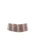 Attitudes by Renee Belt: Brown Snake Print Accessories - Women's Size X-Small