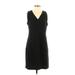 Banana Republic Casual Dress - Shift: Black Solid Dresses - Women's Size 4