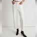 Madewell Jeans | Madewell Nwt White Tall Perfect Vintage Wide-Leg Crop Jean Size 27t High Rise | Color: White | Size: 27