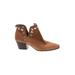 Sam Edelman Ankle Boots: Brown Print Shoes - Women's Size 9 - Almond Toe