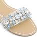 Disney Shoes | Disney X Aldo Cinderella Curfew-Who Jewel Slip-On Sandals Blue/Crystal Size 7.5 | Color: Blue | Size: 7.5