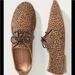 Anthropologie Shoes | Anthropologie Hart Lace Up Leopard Print Oxford Shoes Size 10 | Color: Black/Tan | Size: 10