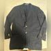 Burberry Suits & Blazers | Burberry Blazer Mens 42l 2 Button Navy Blue Wool Coat Suit Jacket | Color: Blue | Size: 42l