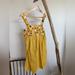 Anthropologie Dresses | Anthropologie Yellow Cotton Dress | Color: Yellow | Size: S