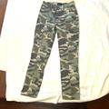 J. Crew Pants & Jumpsuits | Camouflage J. Crew Cargo Skinny Stretch Denim Pants | Color: Green | Size: 25