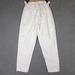 Free People Pants & Jumpsuits | Free People Margate Trouser Pants Women's Xs White Paper Bag Waist High Rise | Color: White | Size: Xs