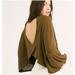 Free People Tops | Free People We The Free Love Me Thermal Nwt! Sz M | Color: Brown/Green | Size: M