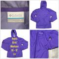 Columbia Jackets & Coats | Girls Columbia Medium 10 / 12 Wind Softshell Jacket Coat Purple Hooded Nwot | Color: Purple | Size: 12g