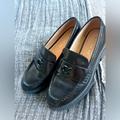 Coach Shoes | Coach Size 37.5 Lug Sole Chunky Loafers | Color: Black | Size: 7.5